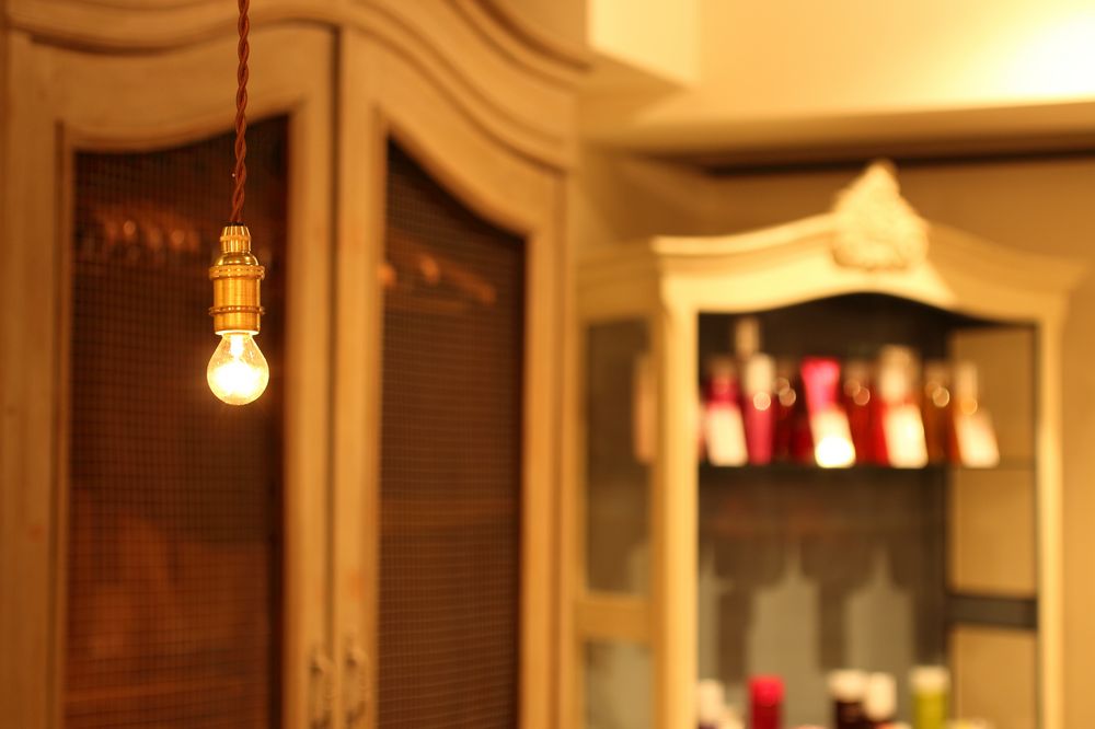 大阪 梅田 グランフロント  美容室 照明 アンティーク アイアン 製作　オリジナル エージング オーダー 門扉